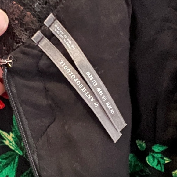 Anthropologie Lacy V-Neck Mini Dress size 18w - Picture 5 of 10